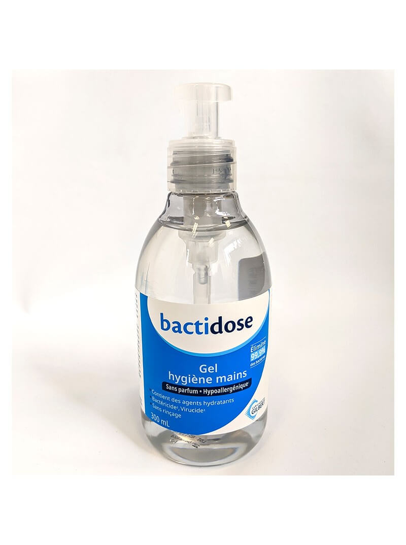 Gel hydroalcoolique 300 ml BACTIDOSE