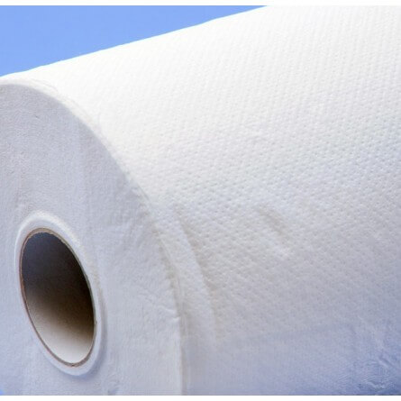 Drap d'examen double épaisseur gaufré - 100 % pure ouate de cellulose