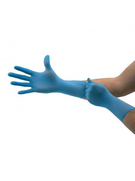 Gants jetables nitrile 100 XL bleu