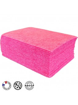 Sachet de 25 lavettes BioTiss rouges