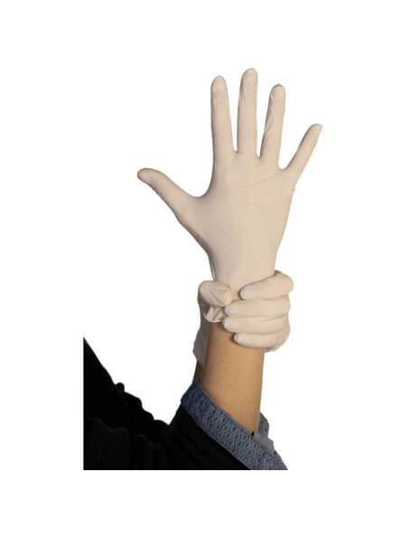 Paire de gants latex poudrés T.M Paire de gants latex poudrés T.M