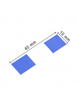 Pansement plastique bleu détectable 4x1cm