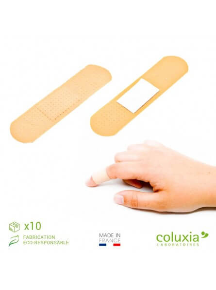 Pansement plastique chair avec compresse 7.2x1.9cm Pansement plastique chair avec compresse 7.2x1.9cm