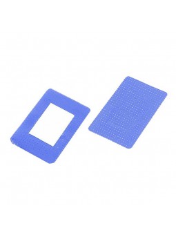 Pansement plastique bleu détectable avec compresse 6x3.8cm