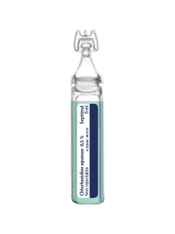 Unidose Chlorhexidine solution désinfectante