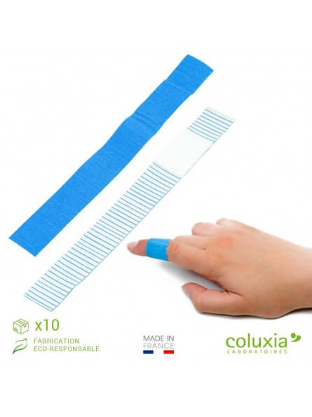 Pansement tissé bleu détectable triple action 18x2cm Pansement tissé bleu détectable triple action 18x2cm