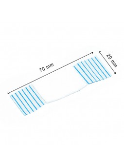 Pansement 7x2cm Coluxia bleu détection
