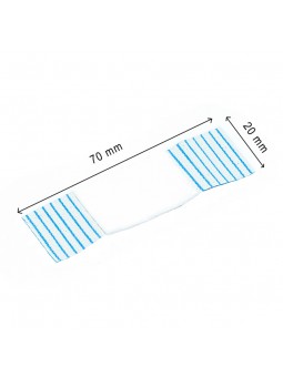 Pansement 7x2cm Coluxia bleu détection