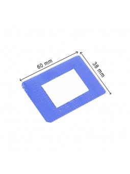 Pansement plastique 6x3.8cm bleu détectable Coluxia