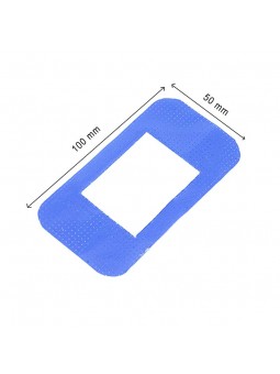 Pansement plastique 10x5cm bleu détectable Coluxia