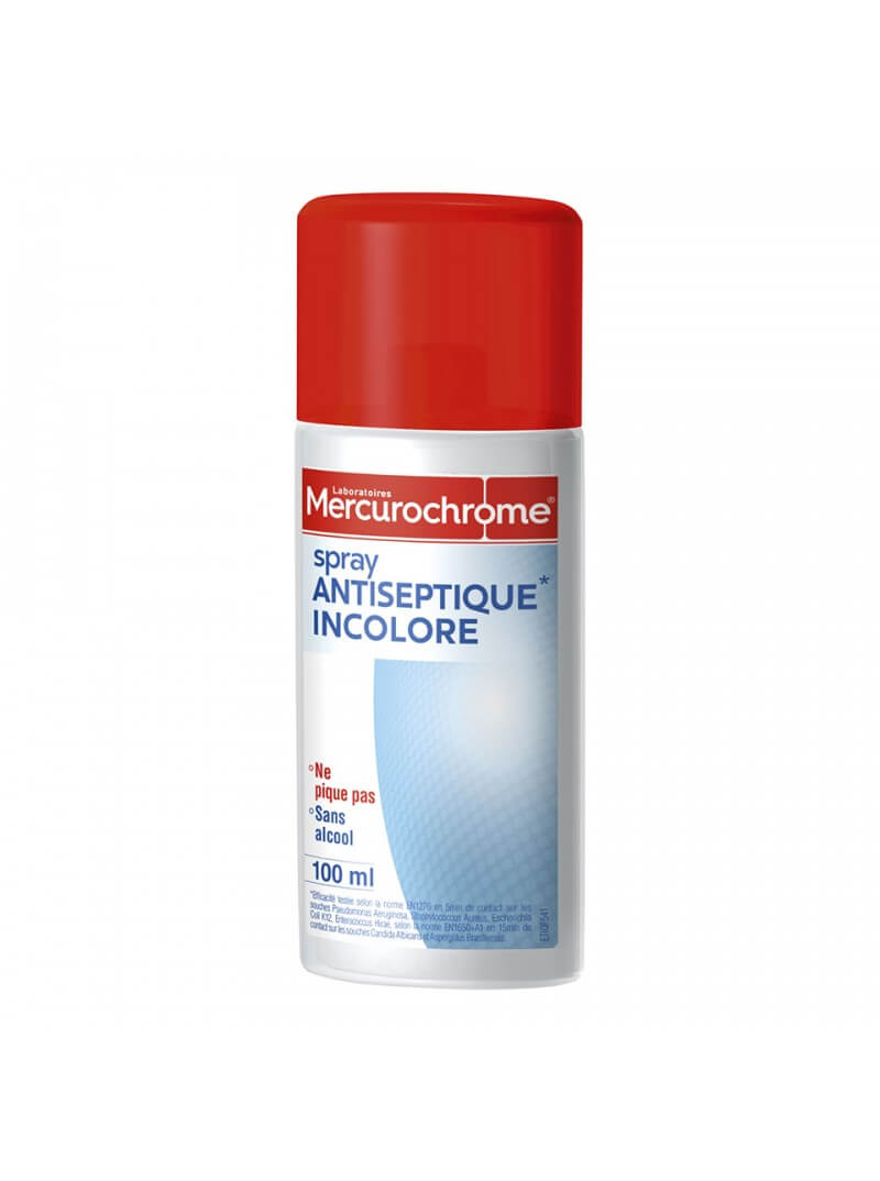 Spray antiseptique incolore 100ml MERCUROCHROME