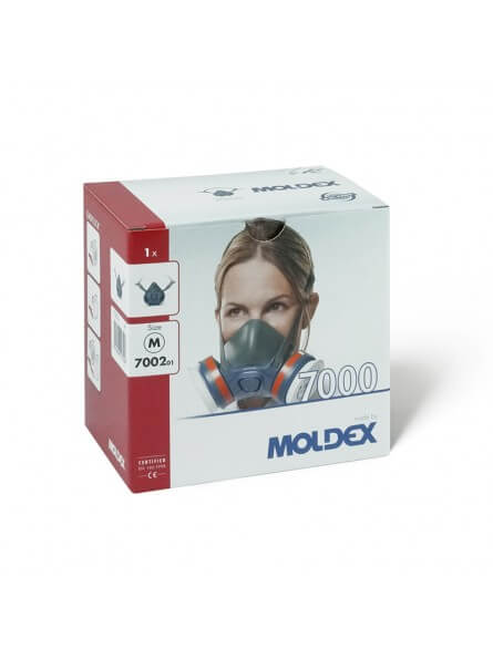 Demi-masque respiratoire réutilisable