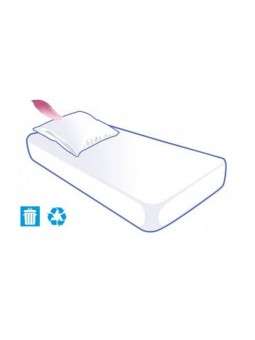 Kit Literie Alèse Housse et 1 Taie Jetables PRESTIGE - 90x190cm