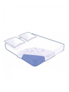 Kit literie jetable housse pour lit 2 places 160x200x15cm