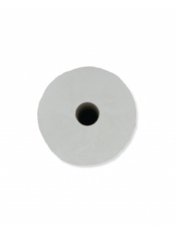 Bobine d'essuyage industriel blanche gaufrée collée diamètre