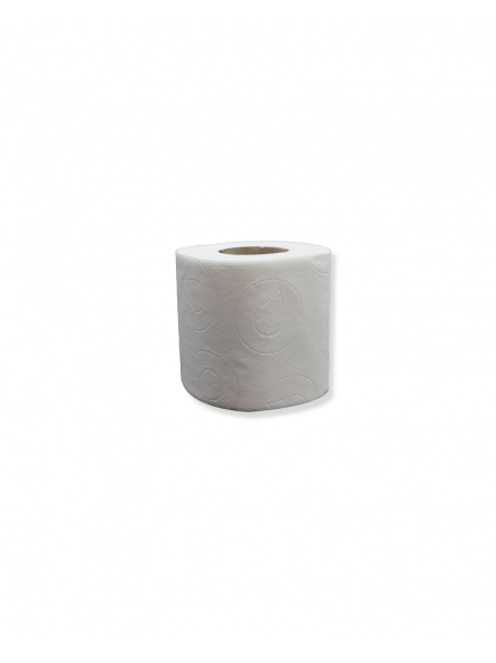 Papier toilette 2 plis blanc micro gaufré (12 rouleaux)