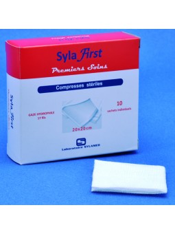 Boîte de 10 compresses stériles