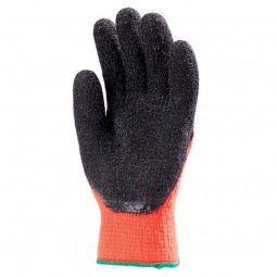 Gants de manutention anti-froid haute visibilité jaune T.10