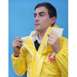 Combinaison Tychem C Standard jaune T L avec chaussettes
