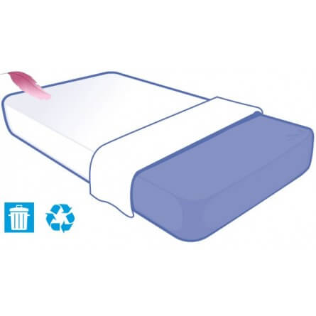 Drap jetable 230x150cm SOFT TOUCH pour lit 1 place (prorisk) Drap jetable 230x150cm SOFT TOUCH pour lit 1 place (prorisk)