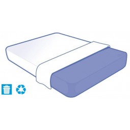 Drap Plat Jetable CONFORT pour lit 2 Personnes - 200x230cm