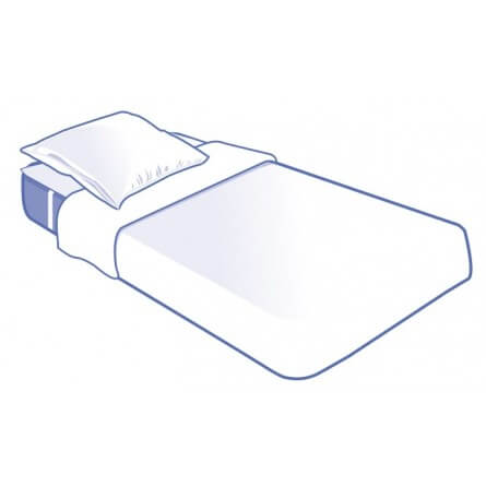 Kit literie jetable complet plateau pour lit 1 place 90x190cm Kit literie jetable complet plateau pour lit 1 place 90x190cm