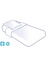 Kit literie jetable housse complet (alèse + taie + drap) pour lit 1 place 90x190cm