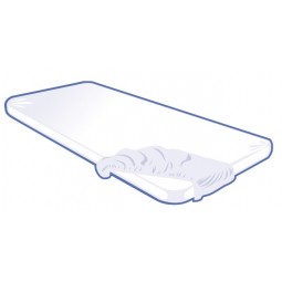 Housse jetable de table d'examen et brancard blanc 200x70x13cm