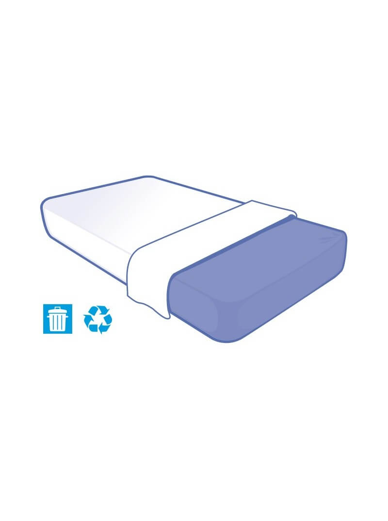 Drap Plat Jetable CONFORT pour lit 1 Personne - 150x240cm
