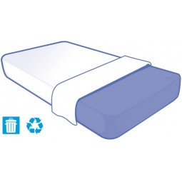 Drap Plat Jetable CONFORT pour lit 1 Personne - 150x240cm