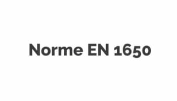Norme EN 1650
